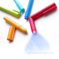 Kids' promotional novelty LED light logo pen, OEM orders are welcome